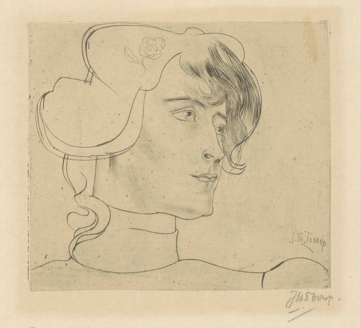 Portret van Marguerite Helfrich 1897