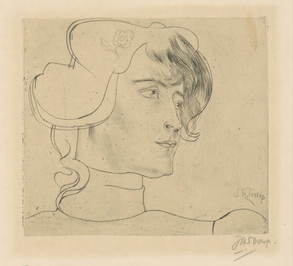 Portret van Marguerite Helfrich 1897