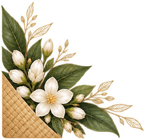 Lower Left Floral Accent