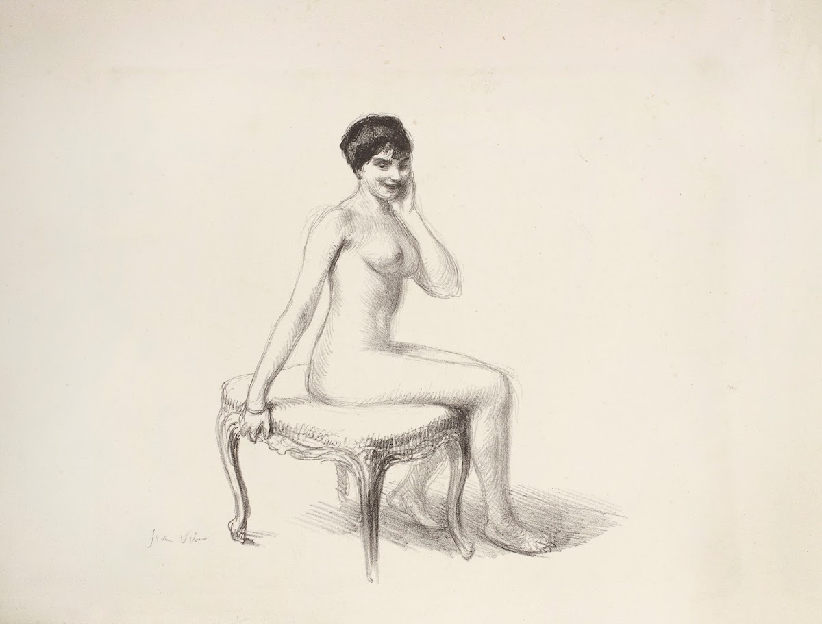 Petit nu assis sur un tabouret 1912