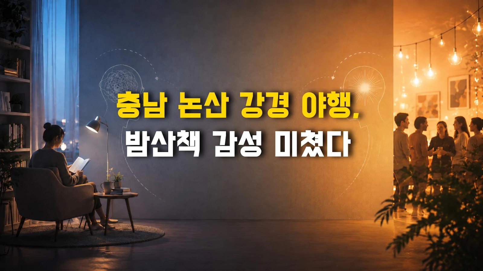 충남 논산 강경 야행, 밤산책 감성 미쳤다