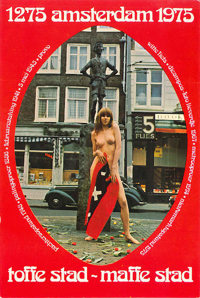 Affiche Amsterdam 1275 1975 Toffe Stad Maffe Stad 1967  1975