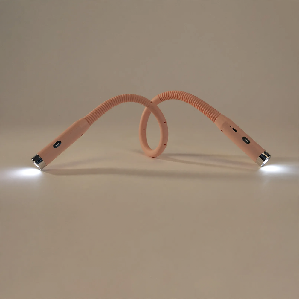 LED neck reading light, portable, USB rechargeable
