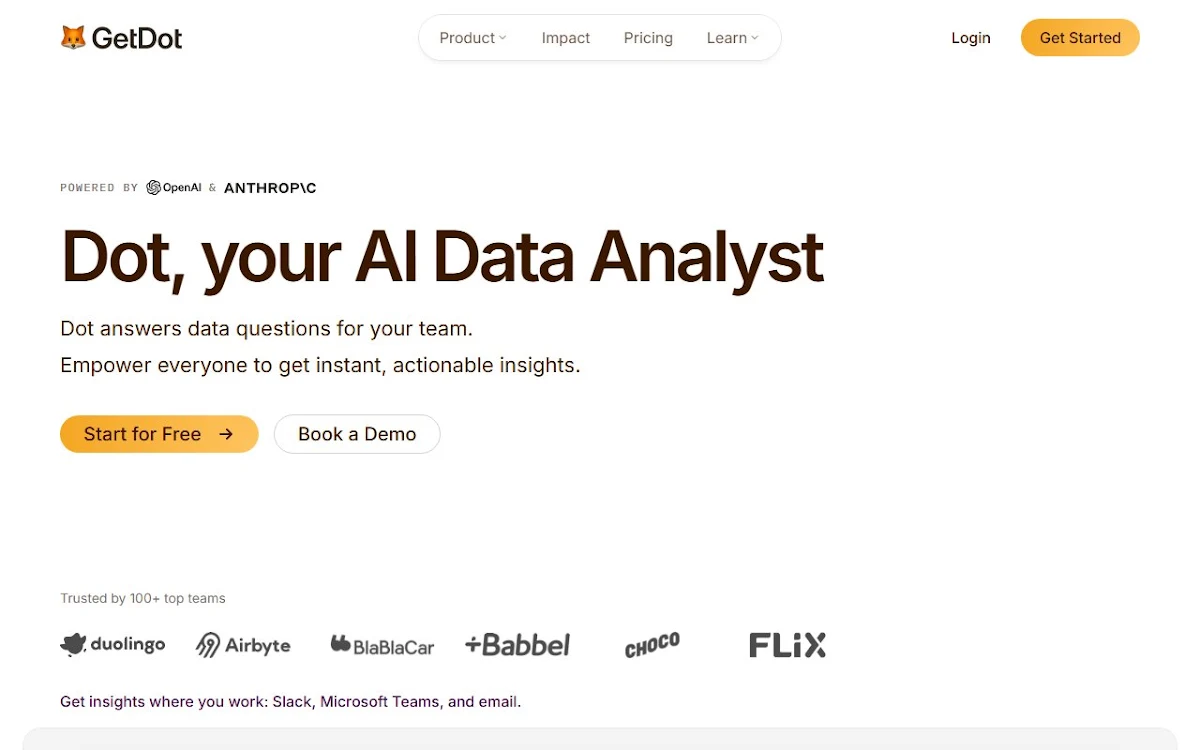 Captura de GetDot.ai