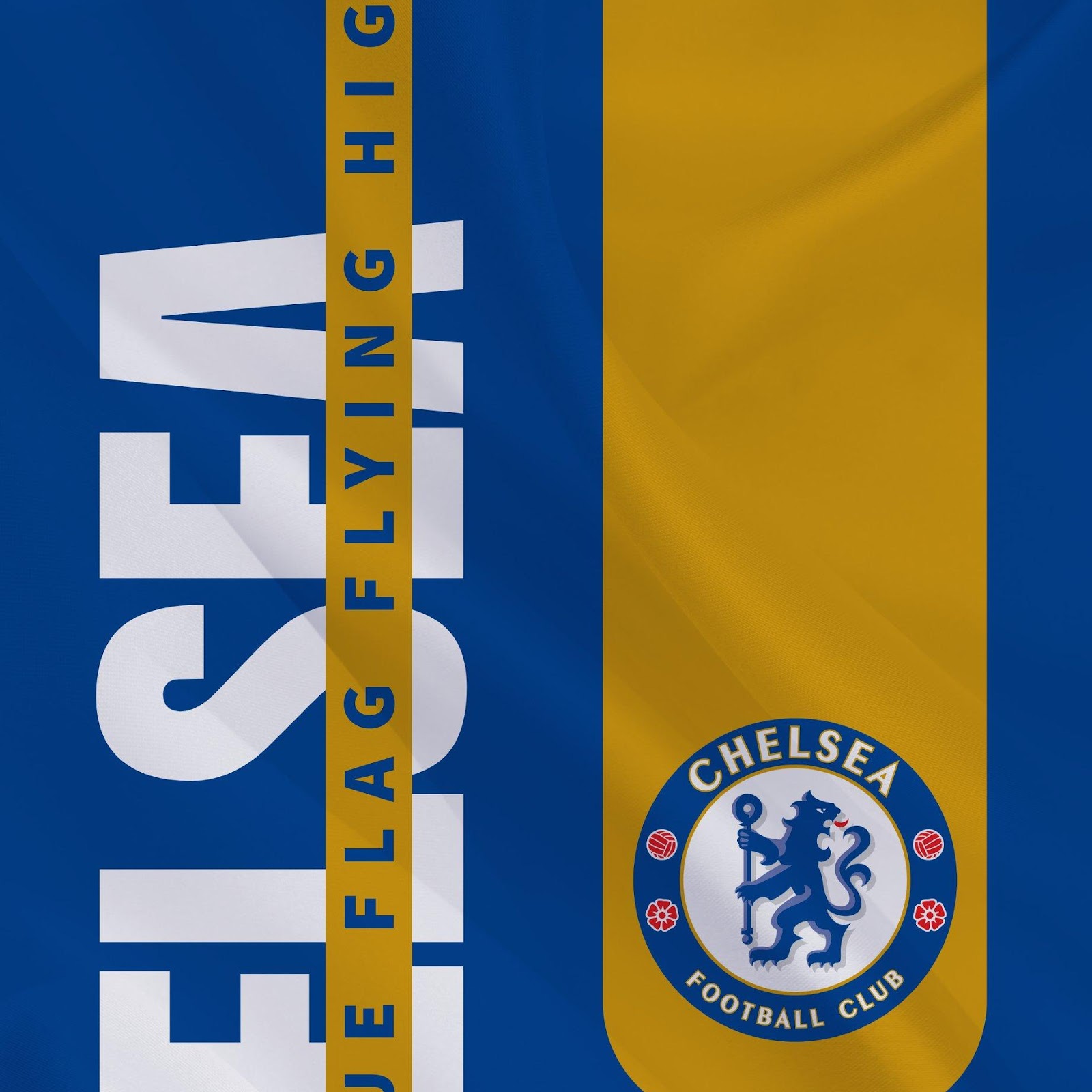 Download Chelsea Football Club Blue Banner 2K iPhone