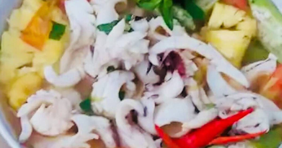 Canh chua mực 🐙