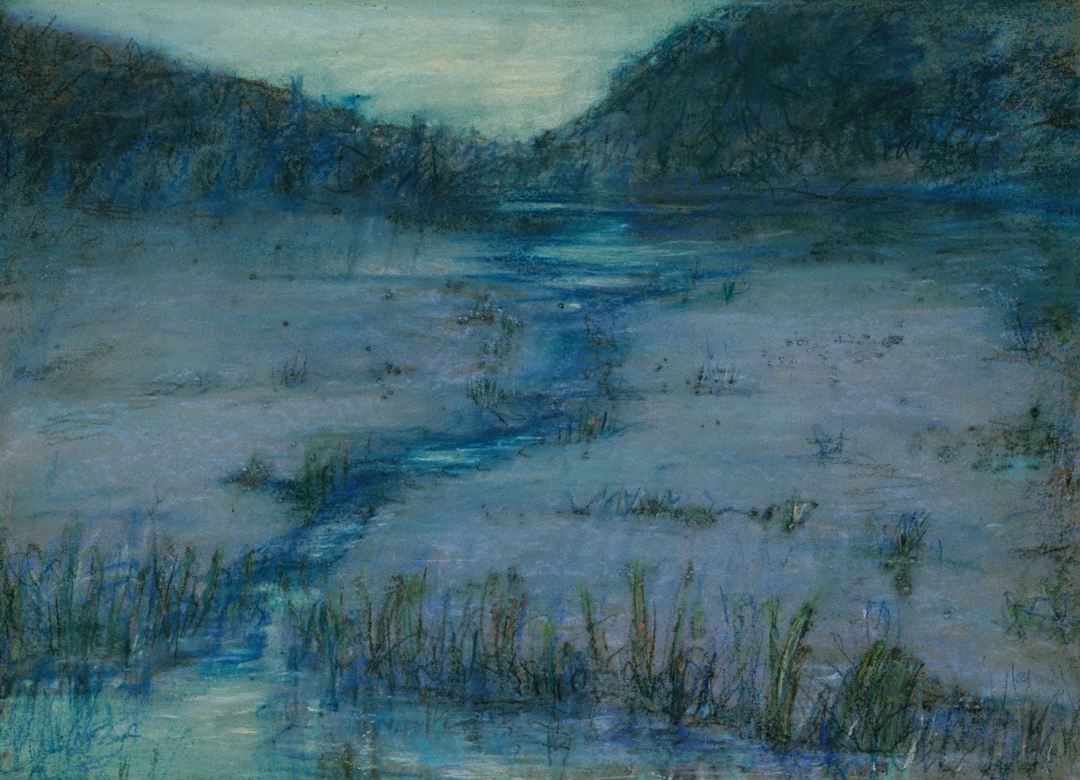 Marshlands at Sundown ca 1908