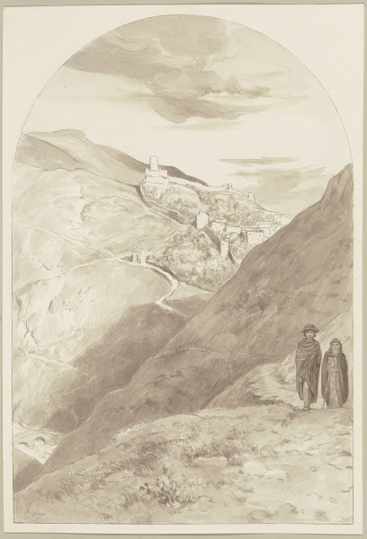 Diether und Brun wandernd ca 1884