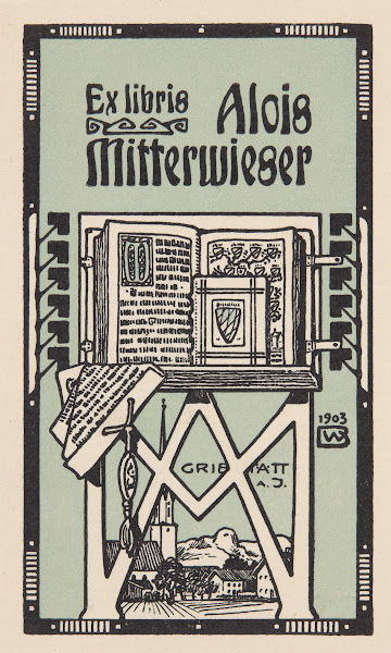 Ekslibris Alois Mitterwieser 1903