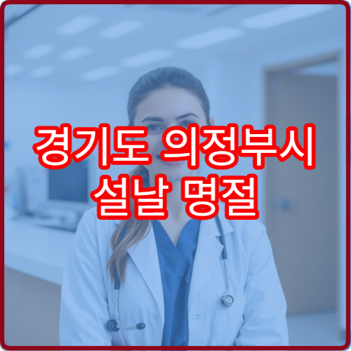 경기도 의정부시 설날 명절 한의원 연휴 진료 병원 근육통·소화불량·피로 침치료 가능