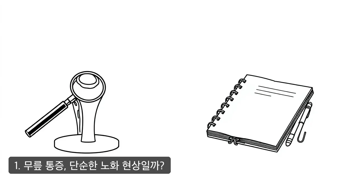 1. 무릎 통증, 단순한 노화 현상일까?
