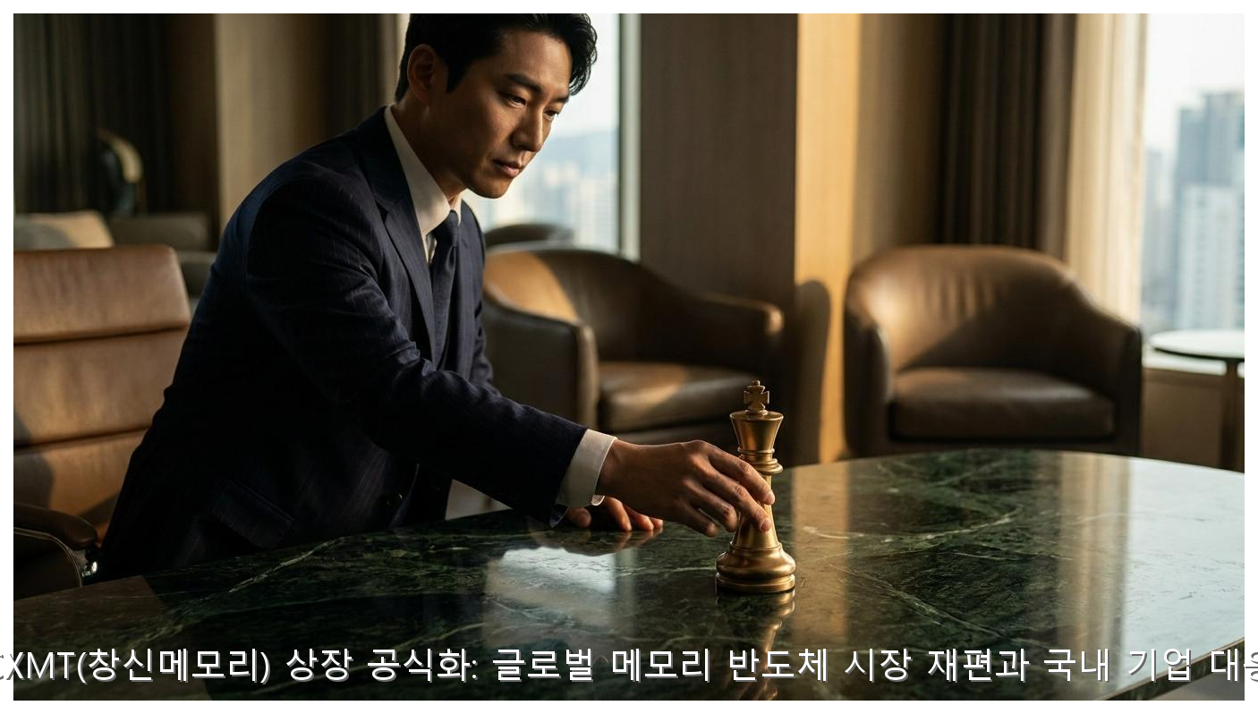 중국 CXMT(창신메모리) 상장 공식화: 글로벌 메모리 반도체 시장 재편과 국내 기업 대응 전략 핵심 안내 및 분석 인포그래픽 (2)