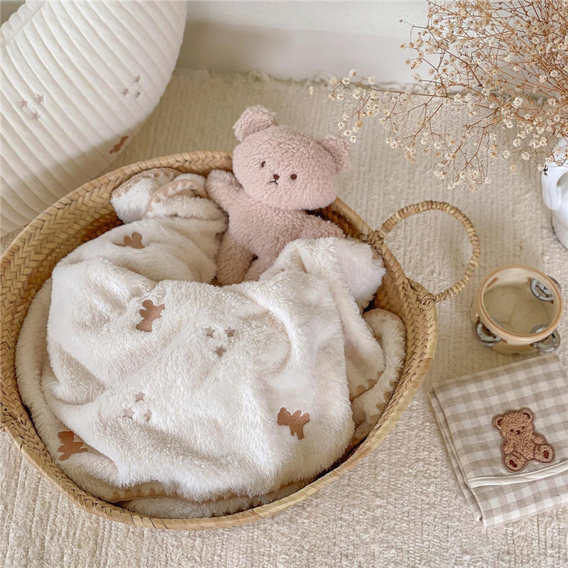 Cotton blanket for babies, 95x95 cm, cotton