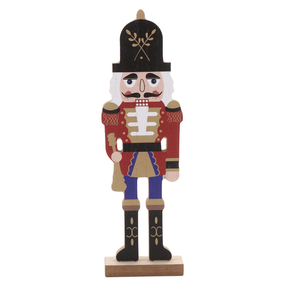 Dekorative Nussknacker-Figur aus Buchenholz