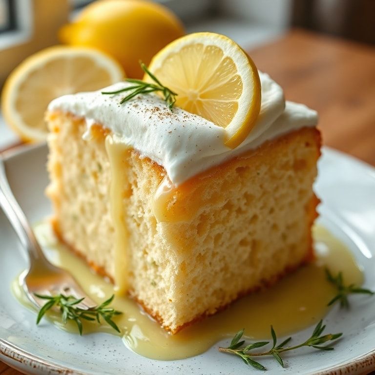 Light and Fluffy Lemon Chantilly Cake Recipe: Easy Homemade Lemon Cake finished