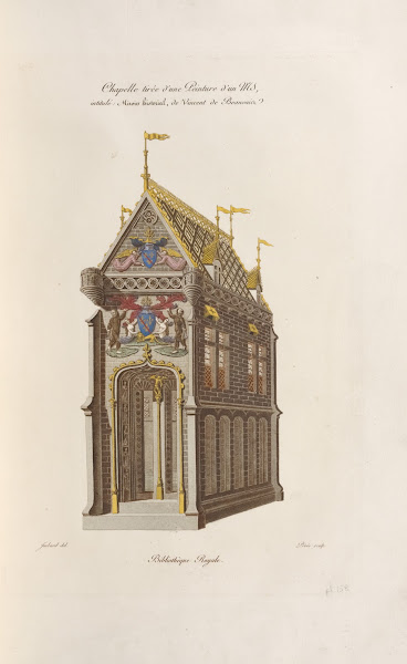 Chapelle tirée dune peinture dun MS intitulé miroir historial de Vincent de Beau