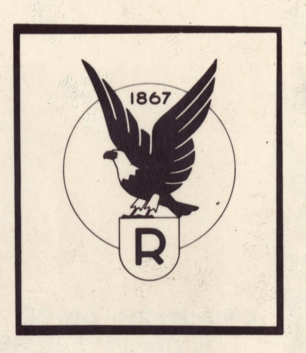 Logo for Ruppert Beer with eagle 1935
