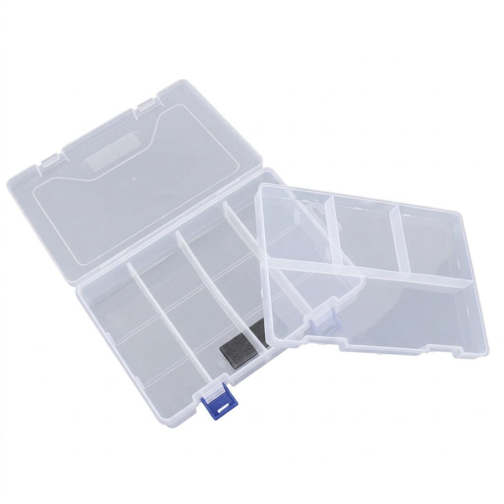 Clear Components Box Double Layer