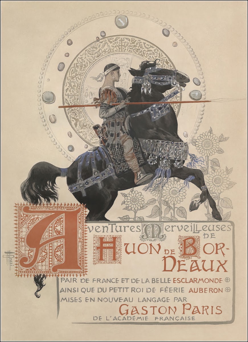Ilustrace K Eposu Huon De Bordeaux 1904