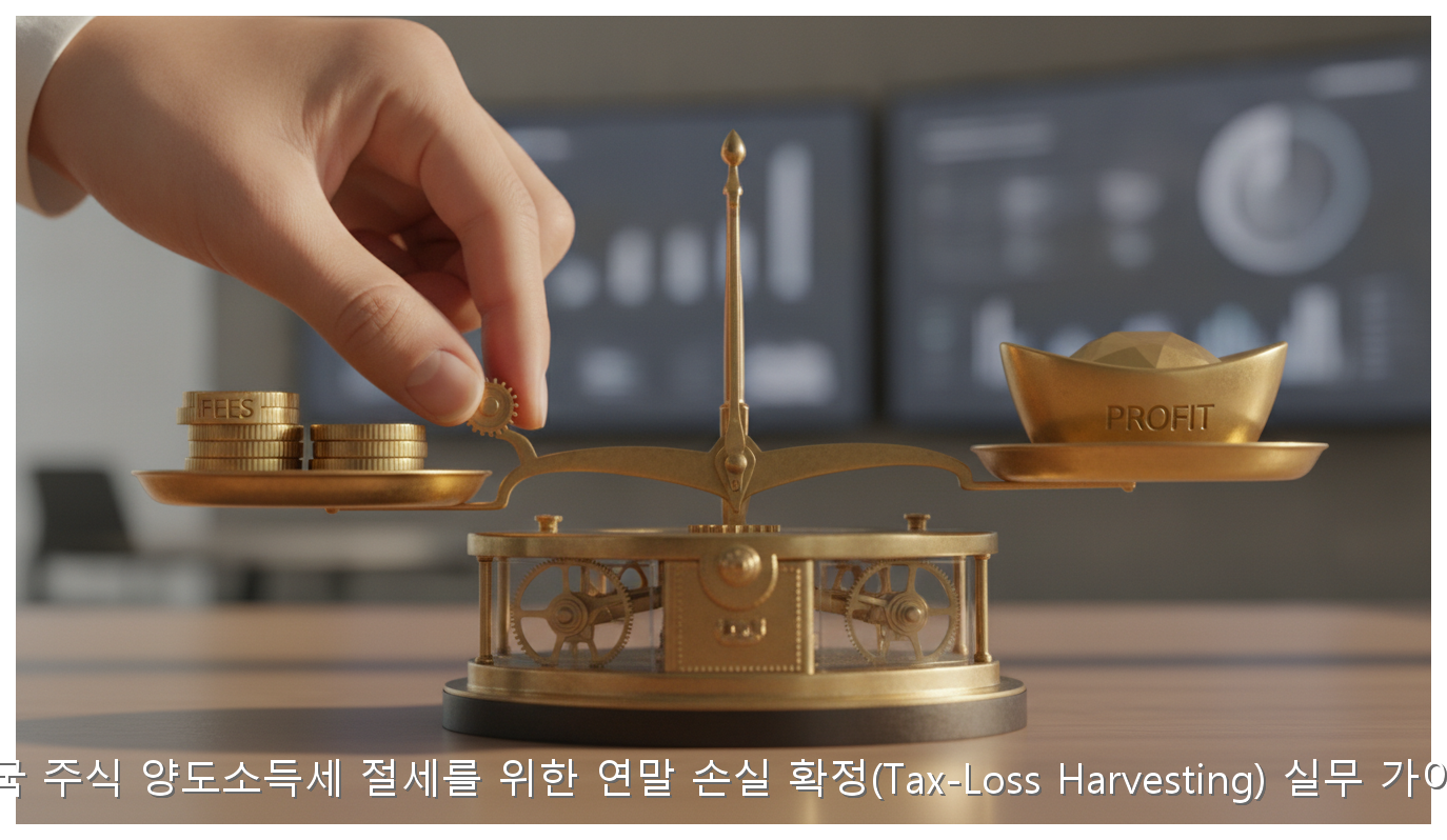 미국 주식 양도소득세 절세를 위한 연말 손실 확정(Tax-Loss Harvesting) 실무 가이드 핵심 안내 및 분석 인포그래픽 (5)