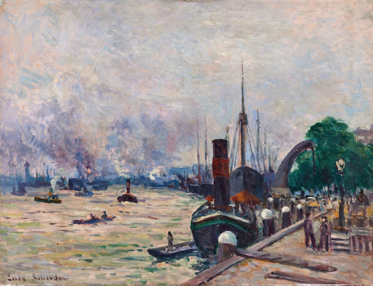 Le port de Rotterdam 1908