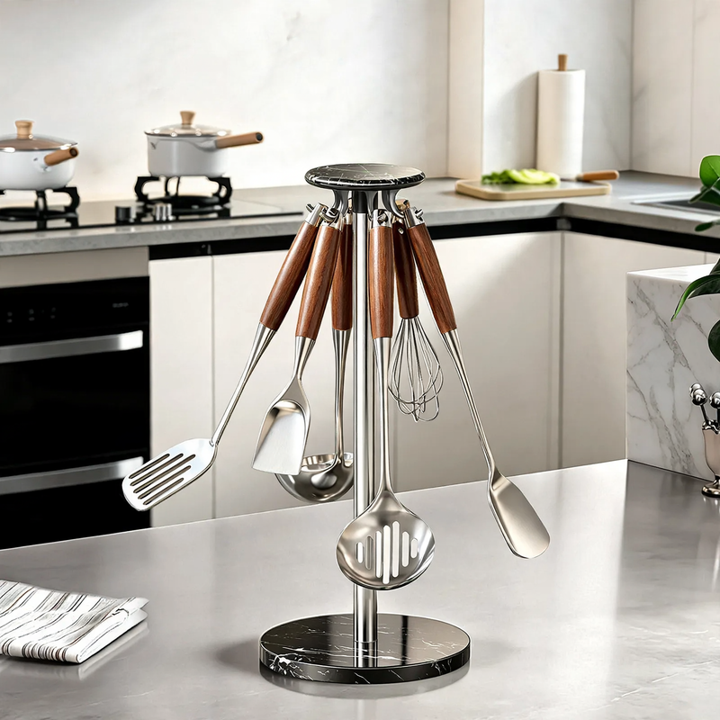 Rotating Kitchen Stand Made of Stainless Steel