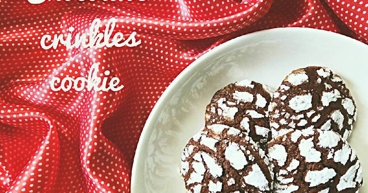 Chocolate crinkle cookies - Bánh quy tuyết