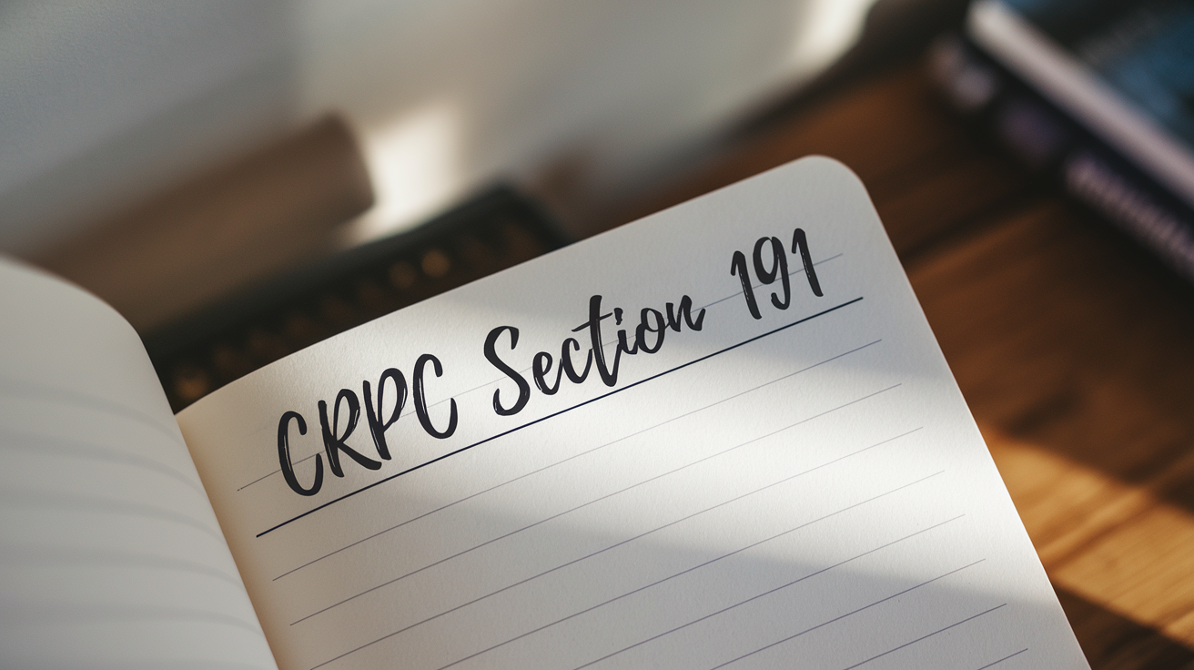 CrPC Section 191 – Inquiry or Trial on Police Report