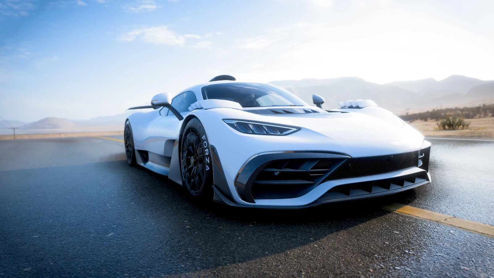 Mercedes AMG One In Forza - Video Game Photography 4K Wallpaper (3840x2160)