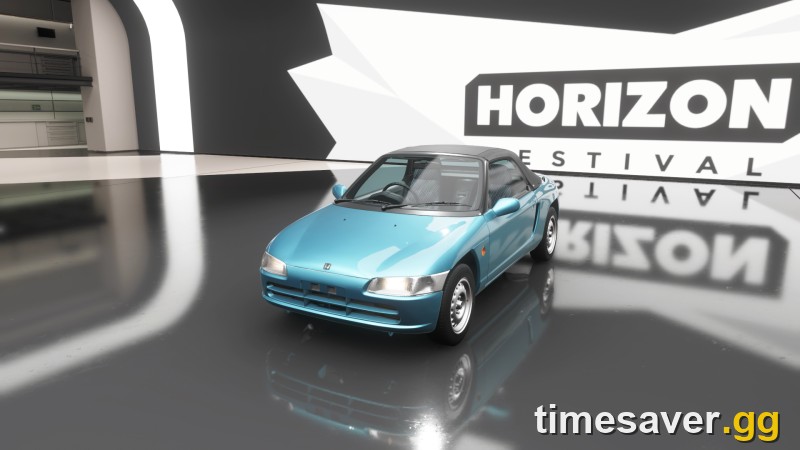 Forza Horizon 6 1991 Honda Beat mid-engined kei roadster on a tight Japanese mountain road — a 283 PI D-class touge pick