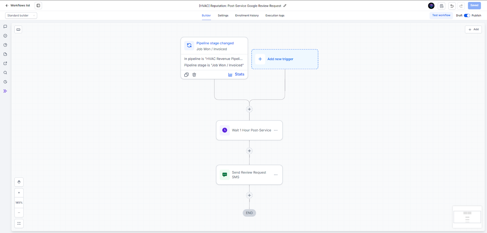 Reputation: Post-Service Google Review Request