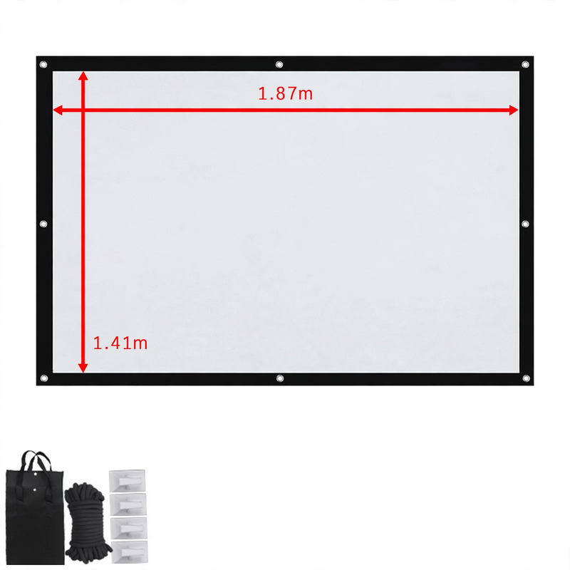 Projection screen, canvas screen