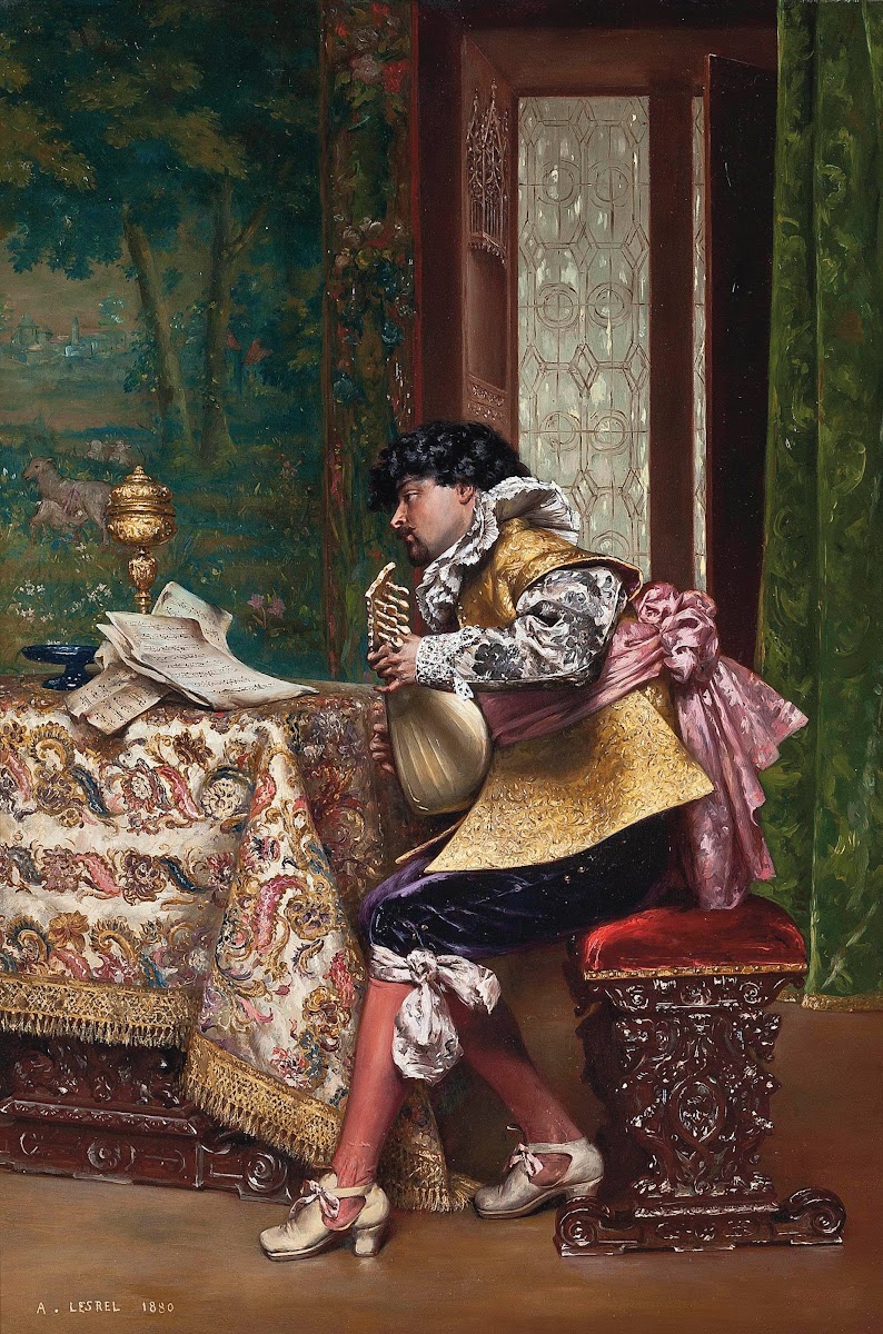 The Mandolin player 1880