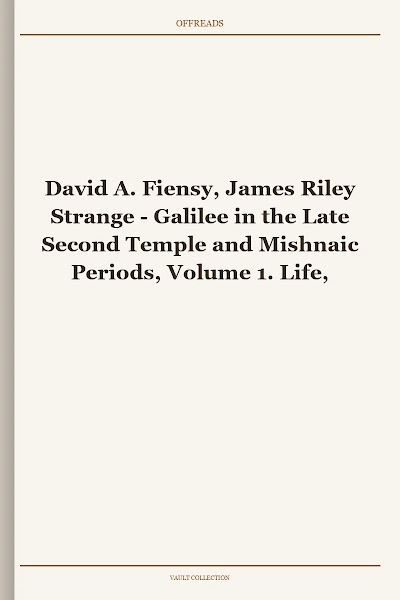 David A. Fiensy, James Riley Strange