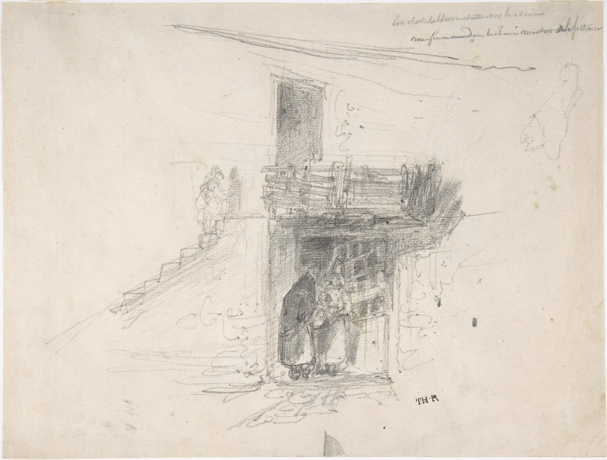 Two Women Talking in a Doorway 183031