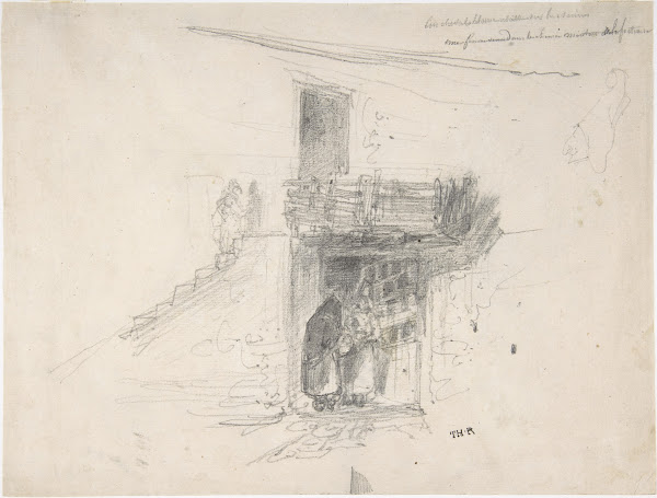 Two Women Talking in a Doorway 183031