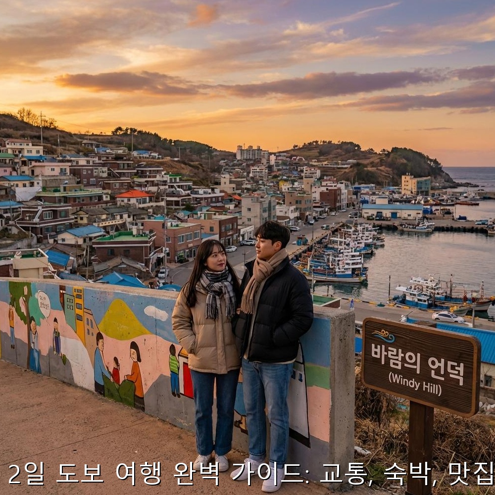 묵호역 도착 10분 만에 인생샷! 논골담길 정복 코스
