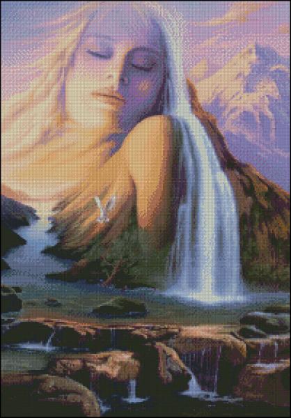 CMP 220316 Waterfall Of Hair