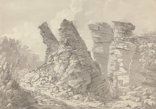 Hob Thursts Houses Monsoldale Derbyshire 1789
