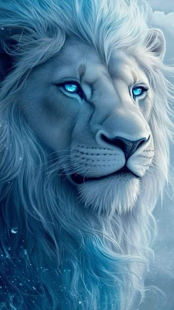 White Lion Face Picture