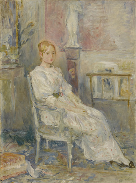 Alice Gamby dans le salon 1890