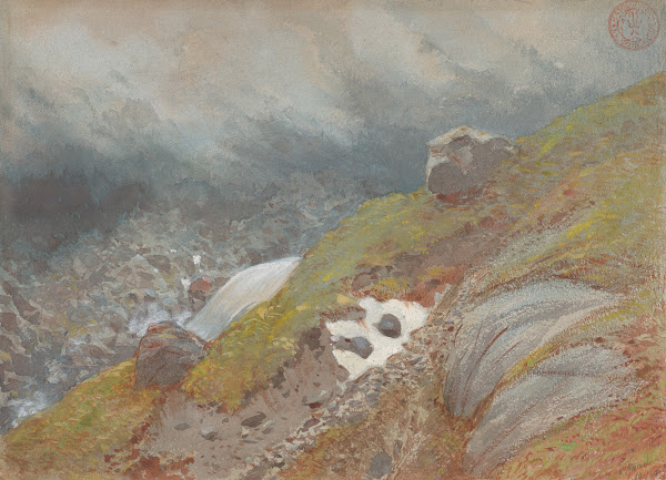 View Above Handeck Switzerland 1875