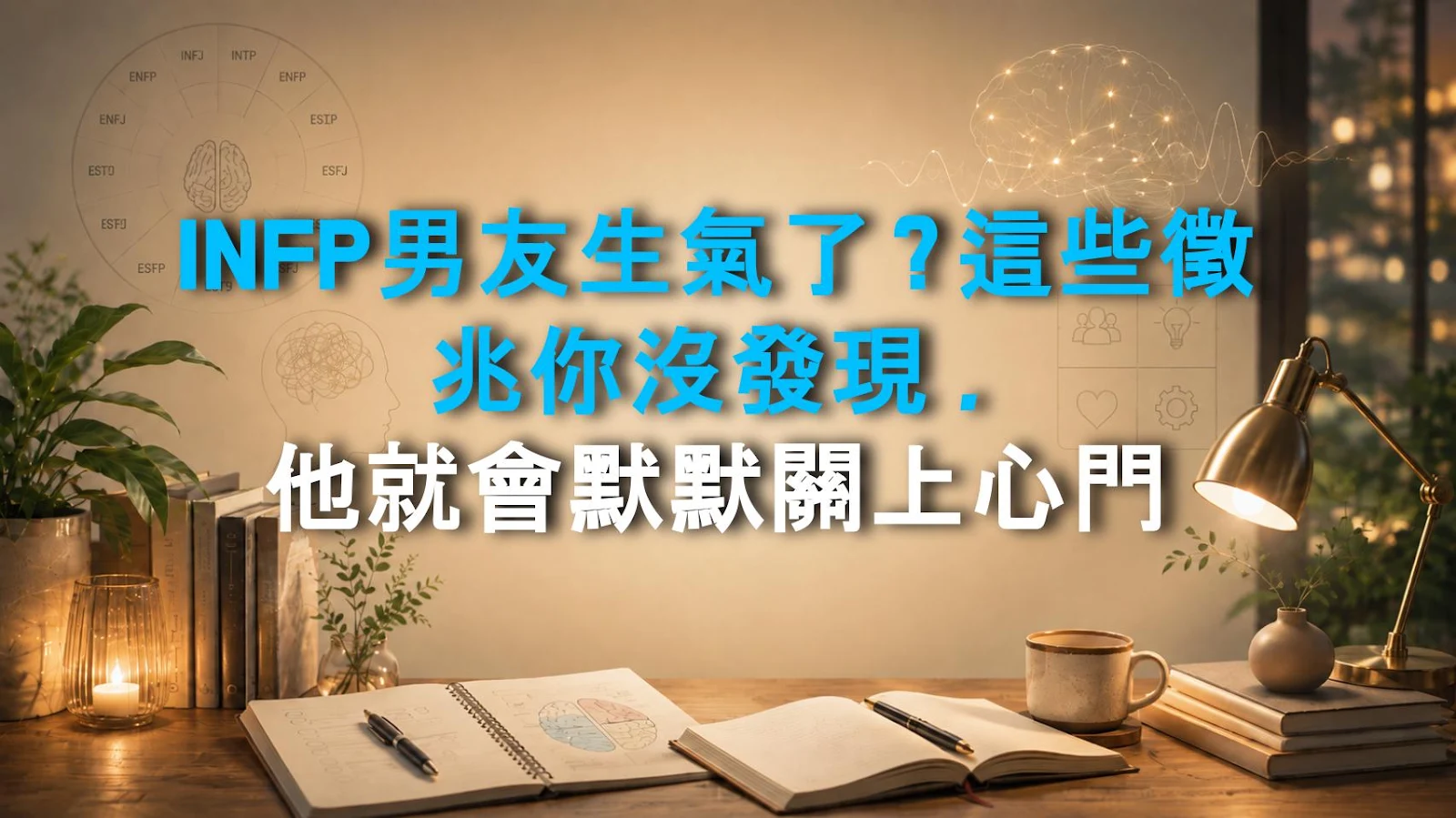 INFP男友生氣了？這些徵兆你沒發現，他就會默默關上心門