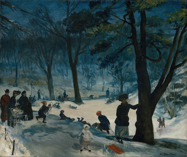 Central Park Winter circa 1905