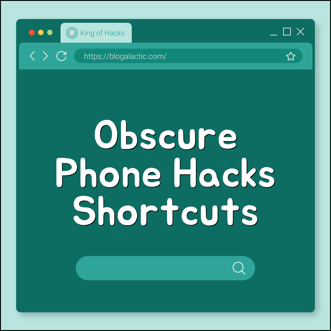 Obscure phone automation routines (shortcuts, NFC, geofence)