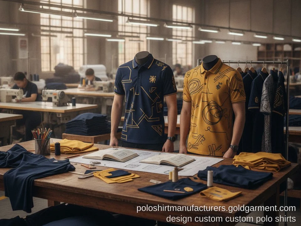 How to Design a Custom custom polo shirts: From Concept to Bulk Production - Gold Garment Vietnam