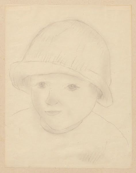 Głowa dziecka w kapeluszu 1920   1922