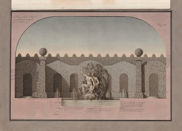 Le bosquet taillé de lAurore est sur la hauteur du grand parc à lorient 1777 182