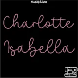 Stitch photo 7 of the Floral Cross Stitch Script Embroidery Font embroidery design