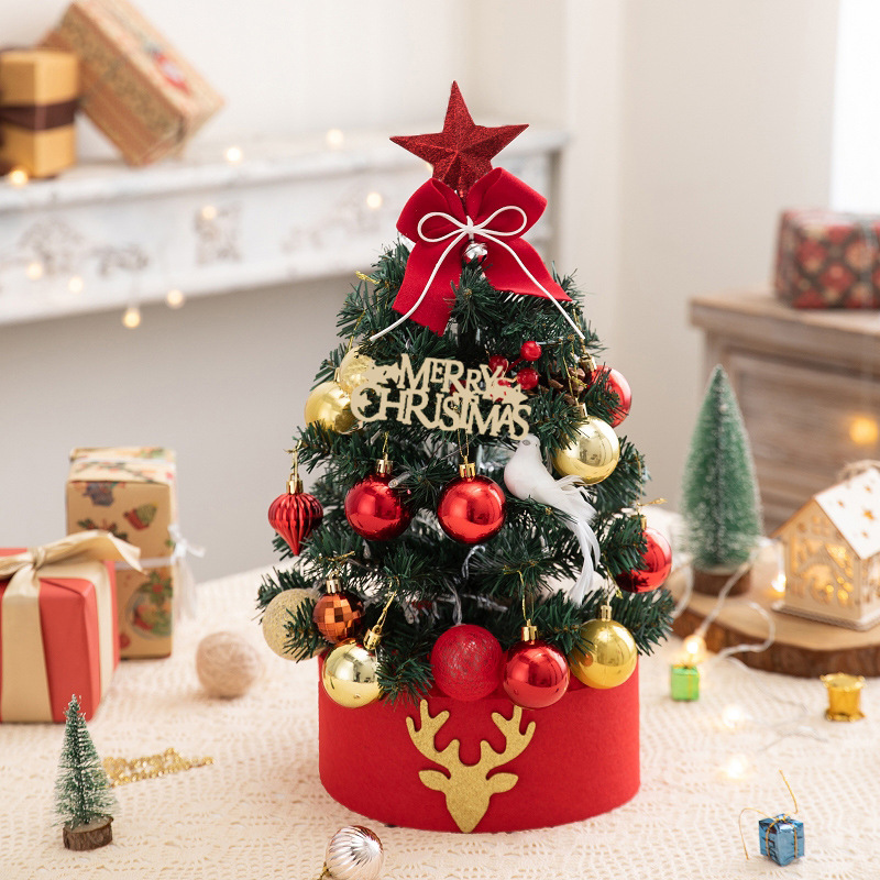 Mini Christmas tree, PVC, 45 cm or 60 cm